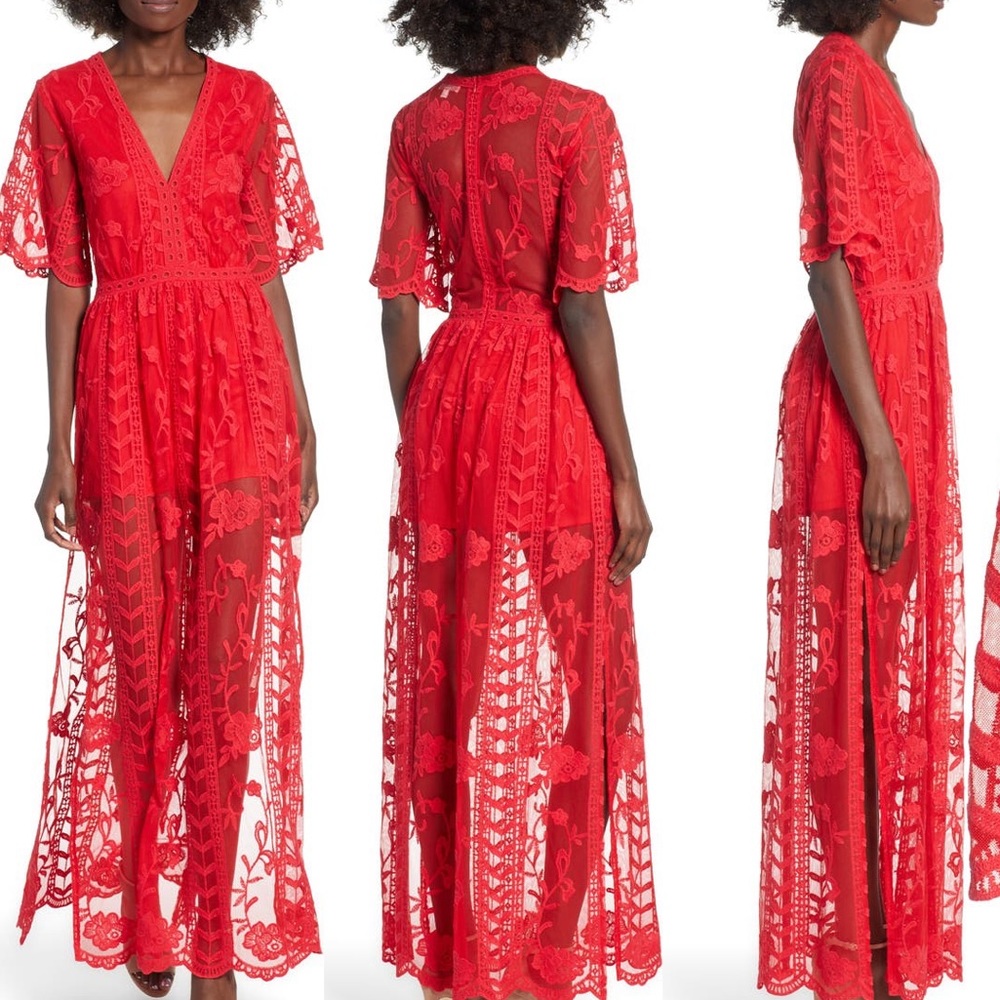 Red romper